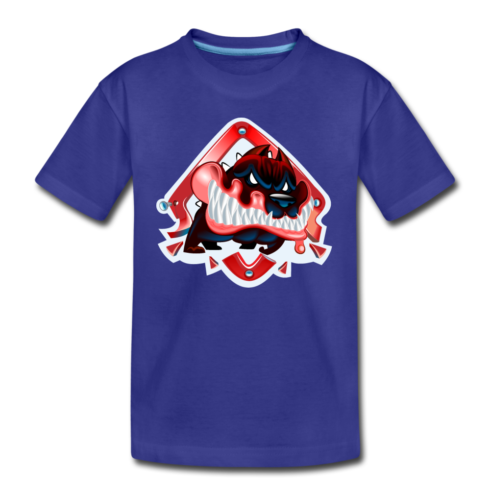 Monster Kids T-Shirt - royal blue