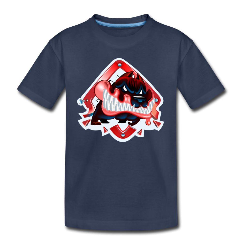Monster Kids T-Shirt - navy