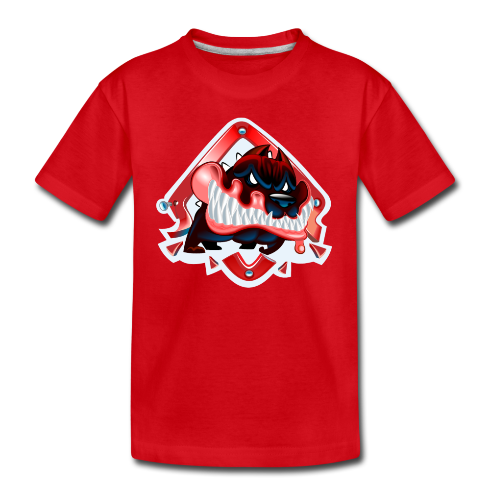 Monster Kids T-Shirt - red