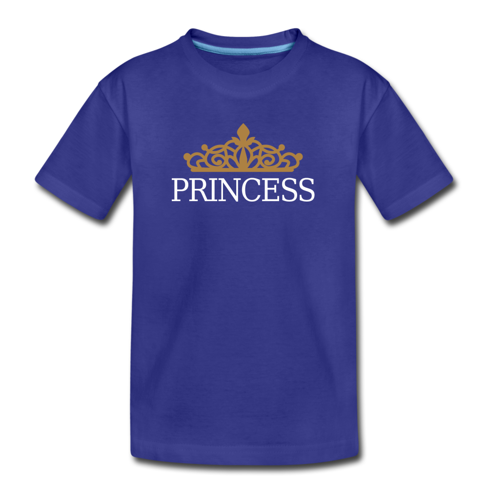 Princess Crown Kids T-Shirt - royal blue