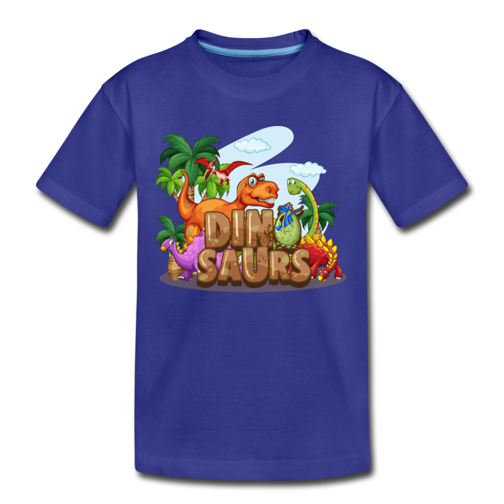 Dinosaurs Kids T-Shirt - royal blue
