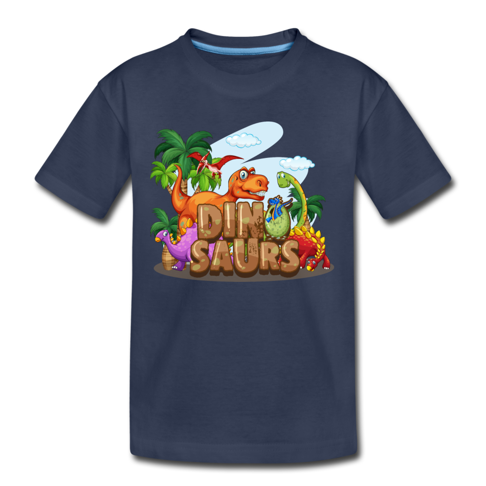Dinosaurs Kids T-Shirt - navy