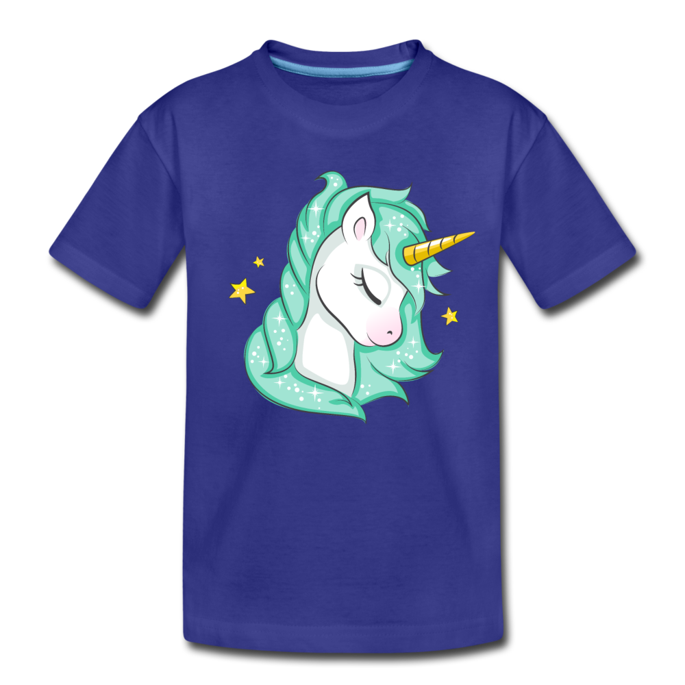 Unicorn Kids T-Shirt - royal blue