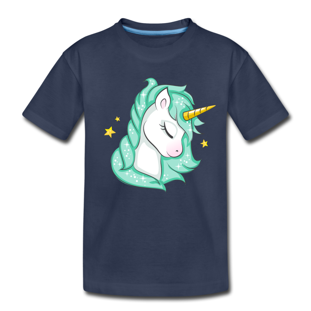 Unicorn Kids T-Shirt - navy