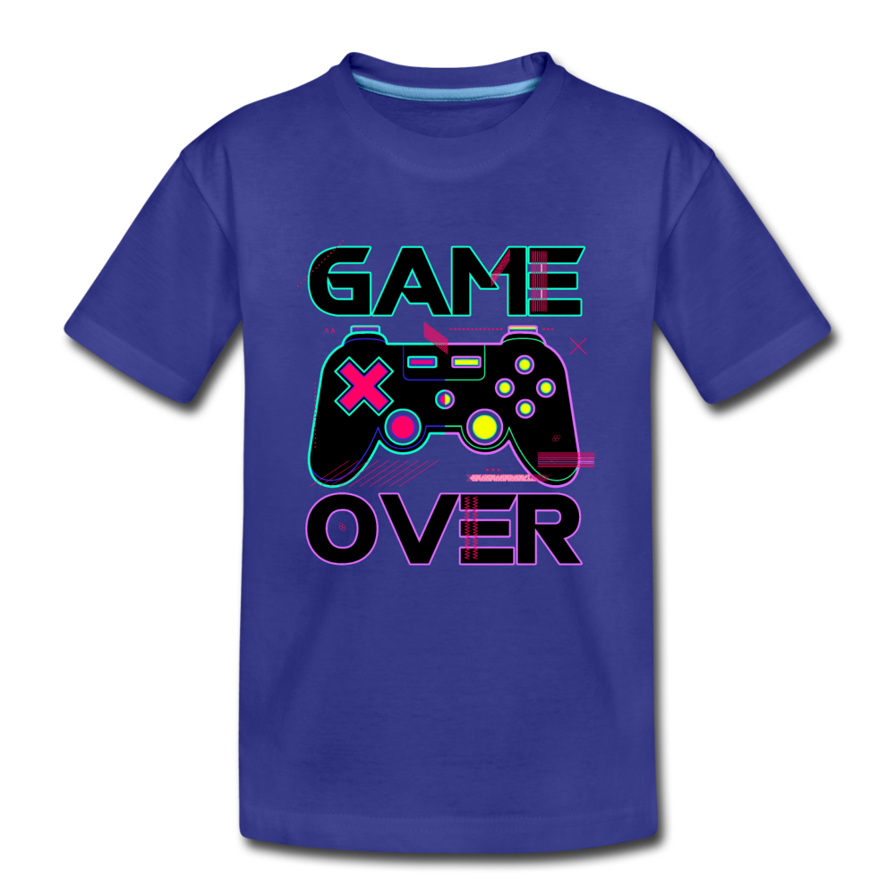 Game Over Gamer Kids T-Shirt - royal blue