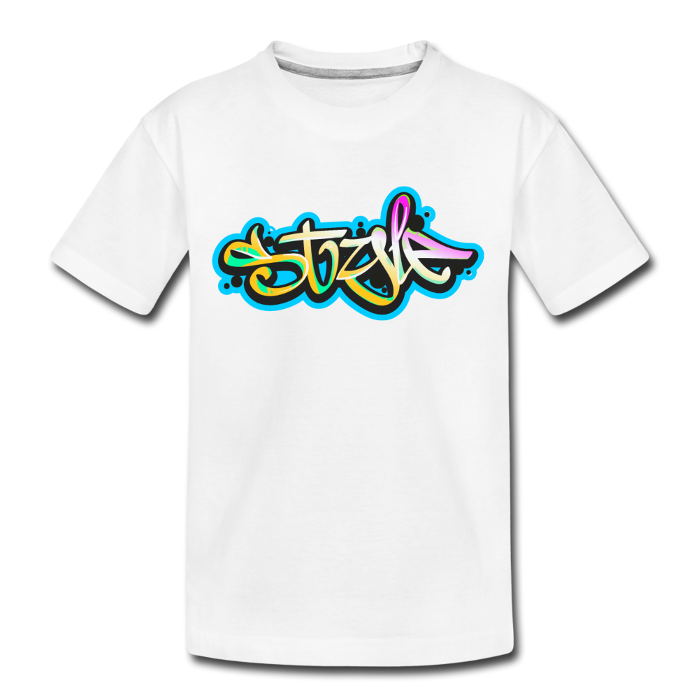 Style Graffiti Kids T-Shirt - white