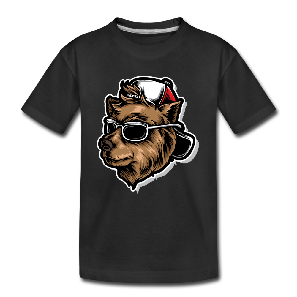 Cool Dog Kids T-Shirt - black