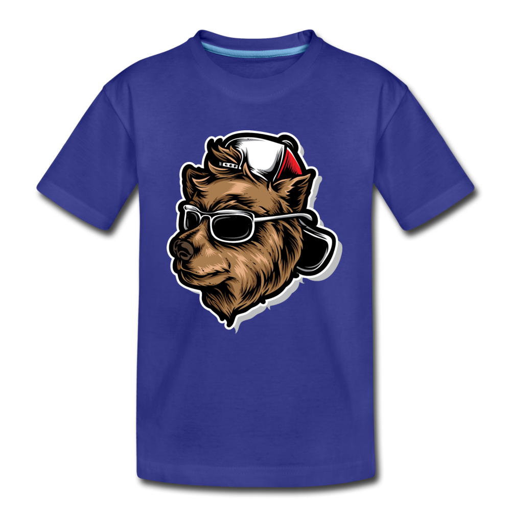 Cool Dog Kids T-Shirt - royal blue