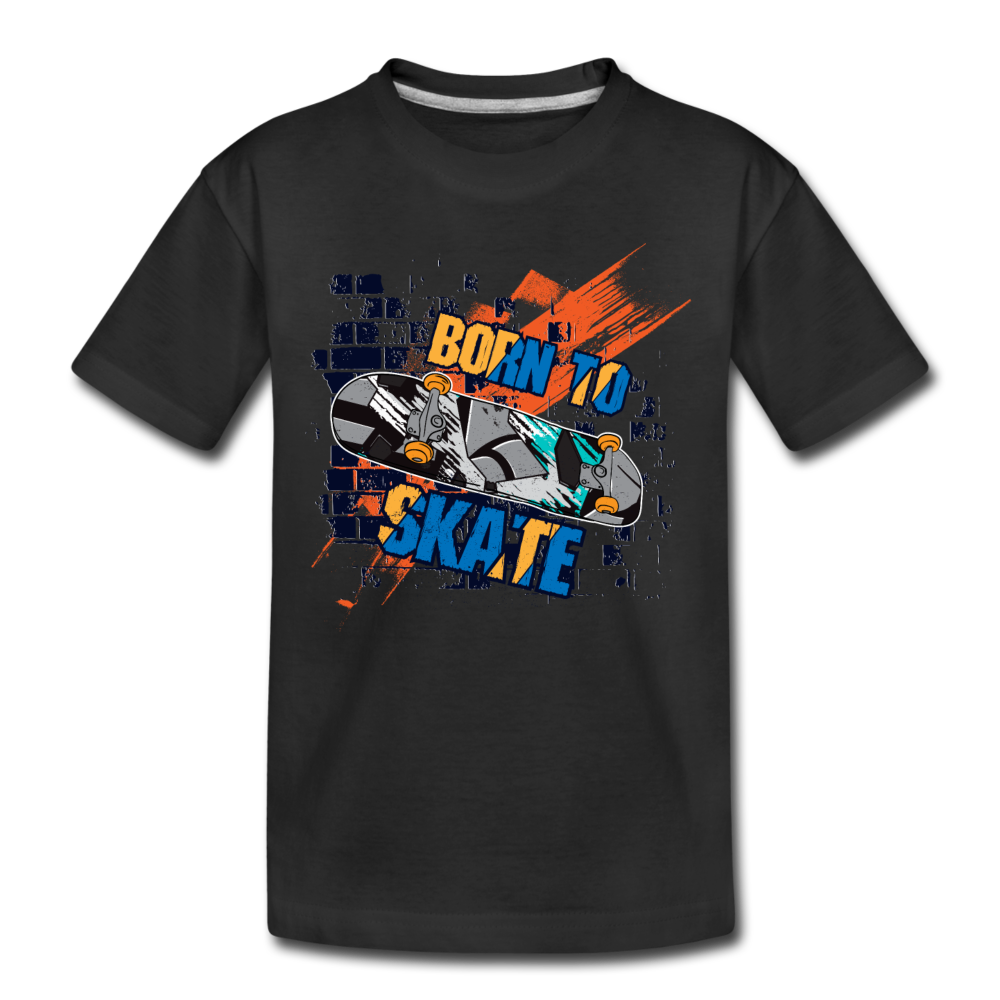 Born to Skate Kids T-Shirt - black