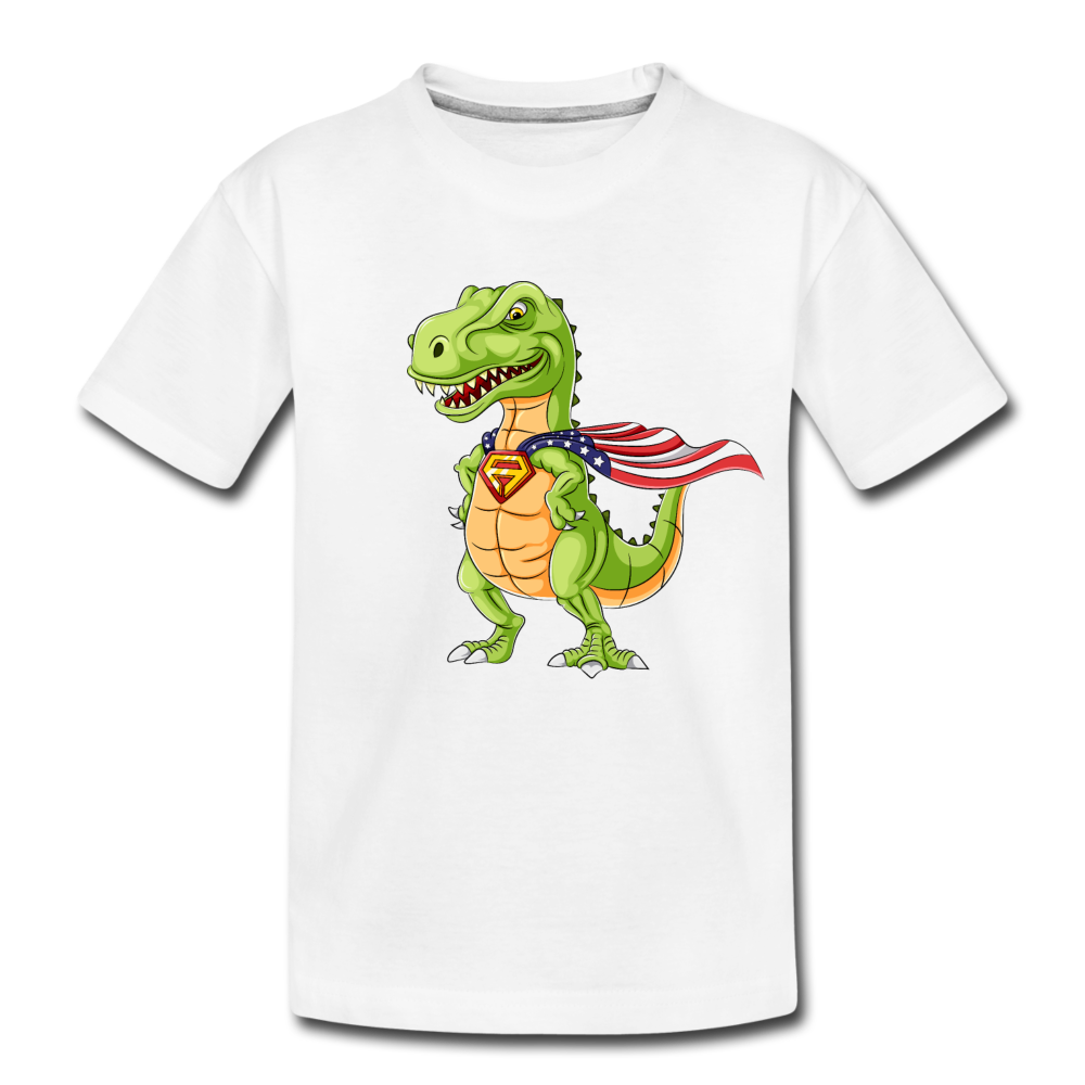 Super Dinosaur Kids T-Shirt - white