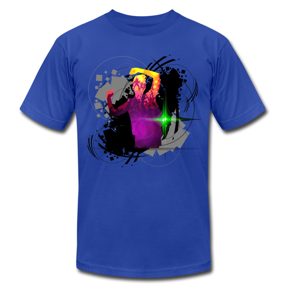 Colorful Abstract Dancer T-Shirt - royal blue