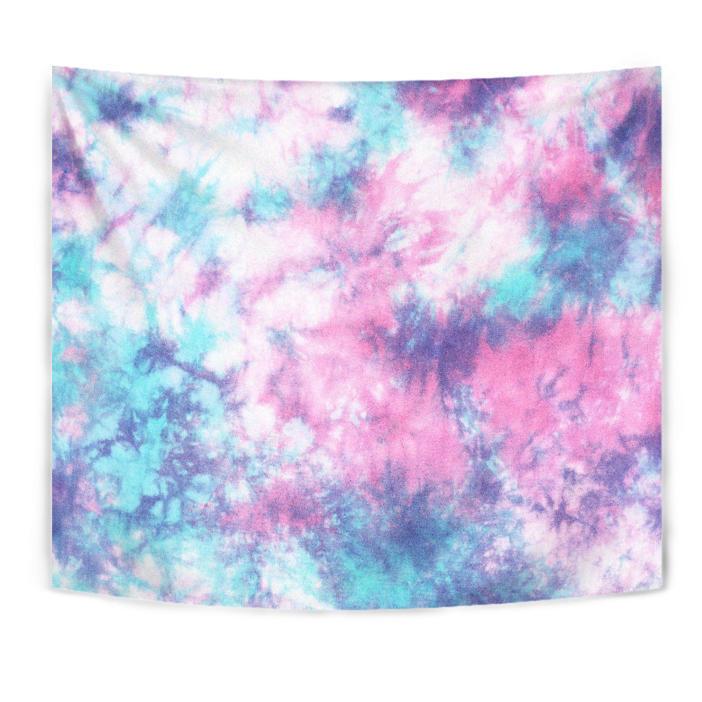 Blue & Pink Cotton Candy Wall Tapestry