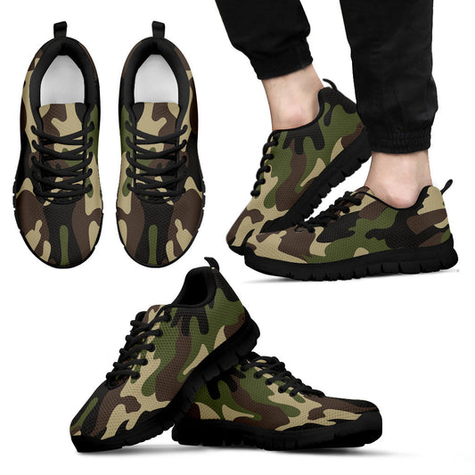 Army Green Camouflage Sneakers