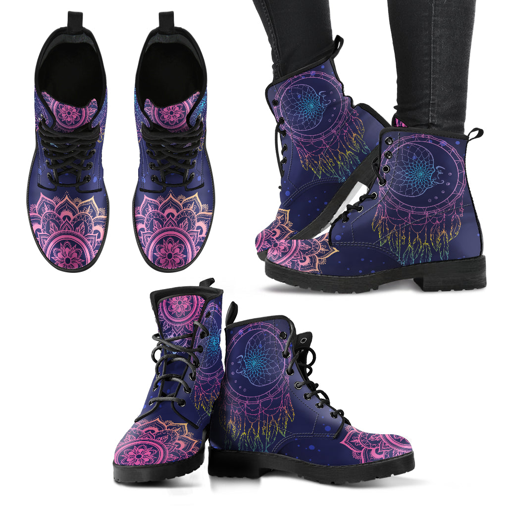 Moon Dream Catcher Handcrafted Boots