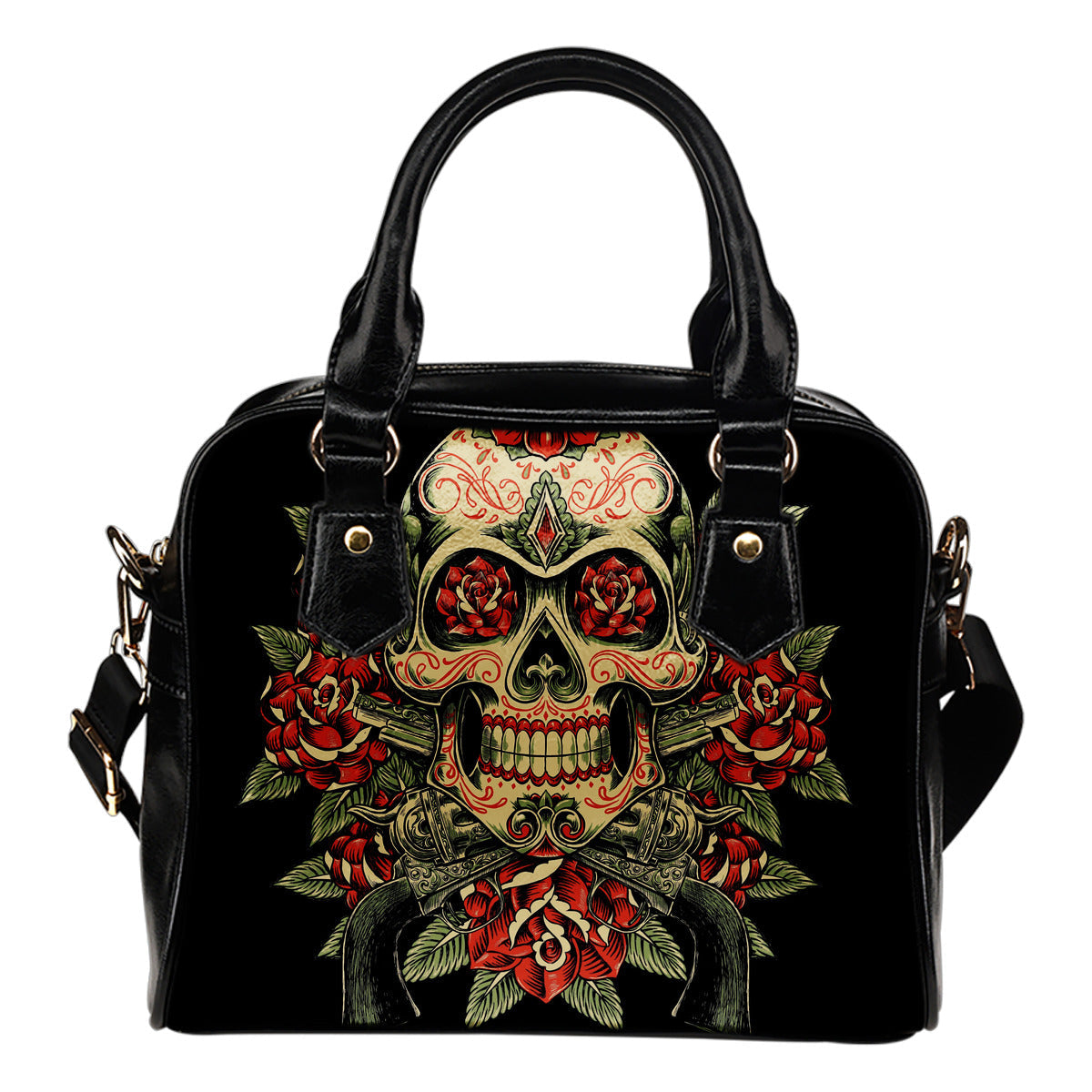 Skull And Roses - Handbag