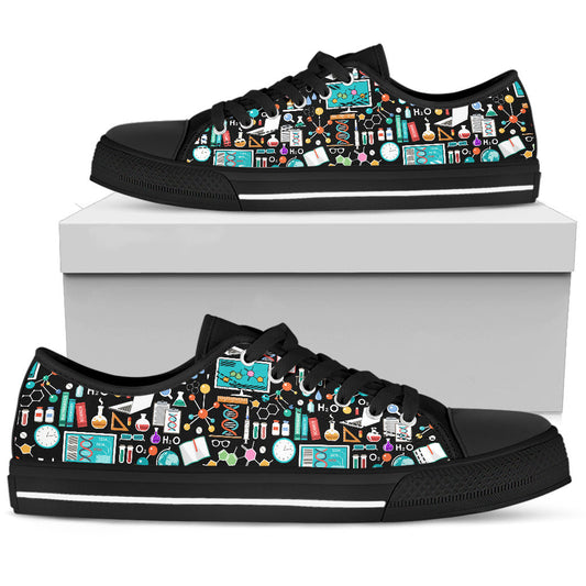 Science Pattern - Low Tops