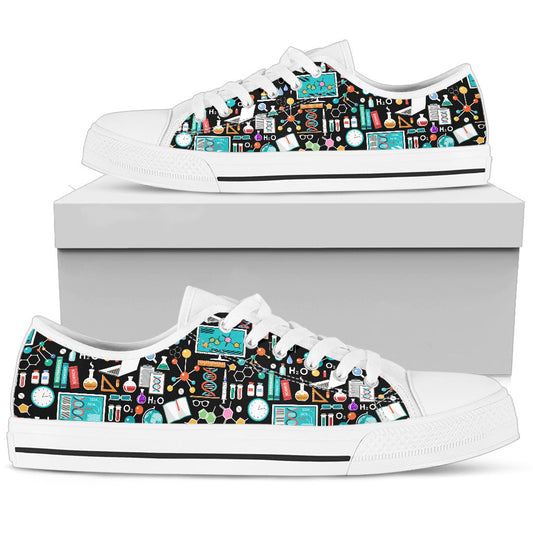 Science Pattern - Low Tops