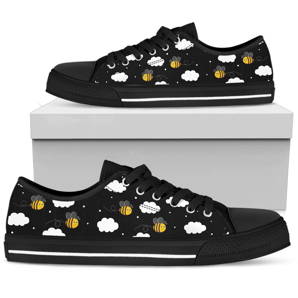 Cute Bee Shoes Black Sole