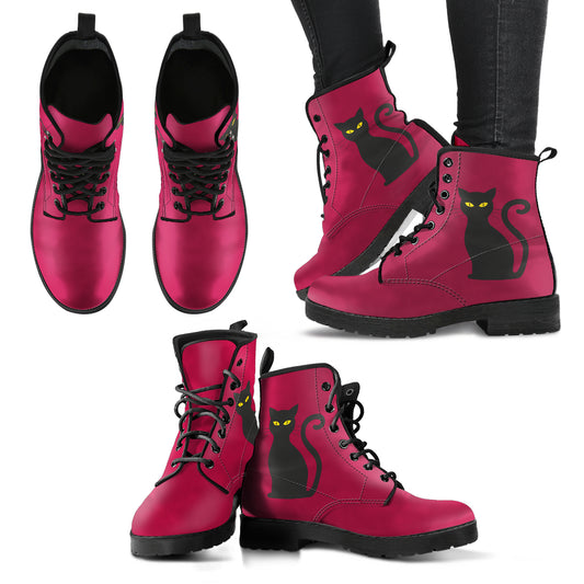 Deep Pink Cat Boot
