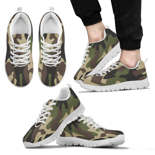 Army Green Camouflage Sneakers