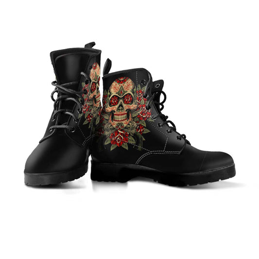 Skull And Roses - Boots