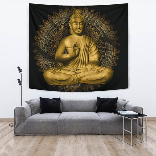 Buddha Statue Wall Tapestry