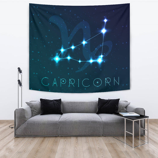 Capricorn Zodiac Wall Tapestry