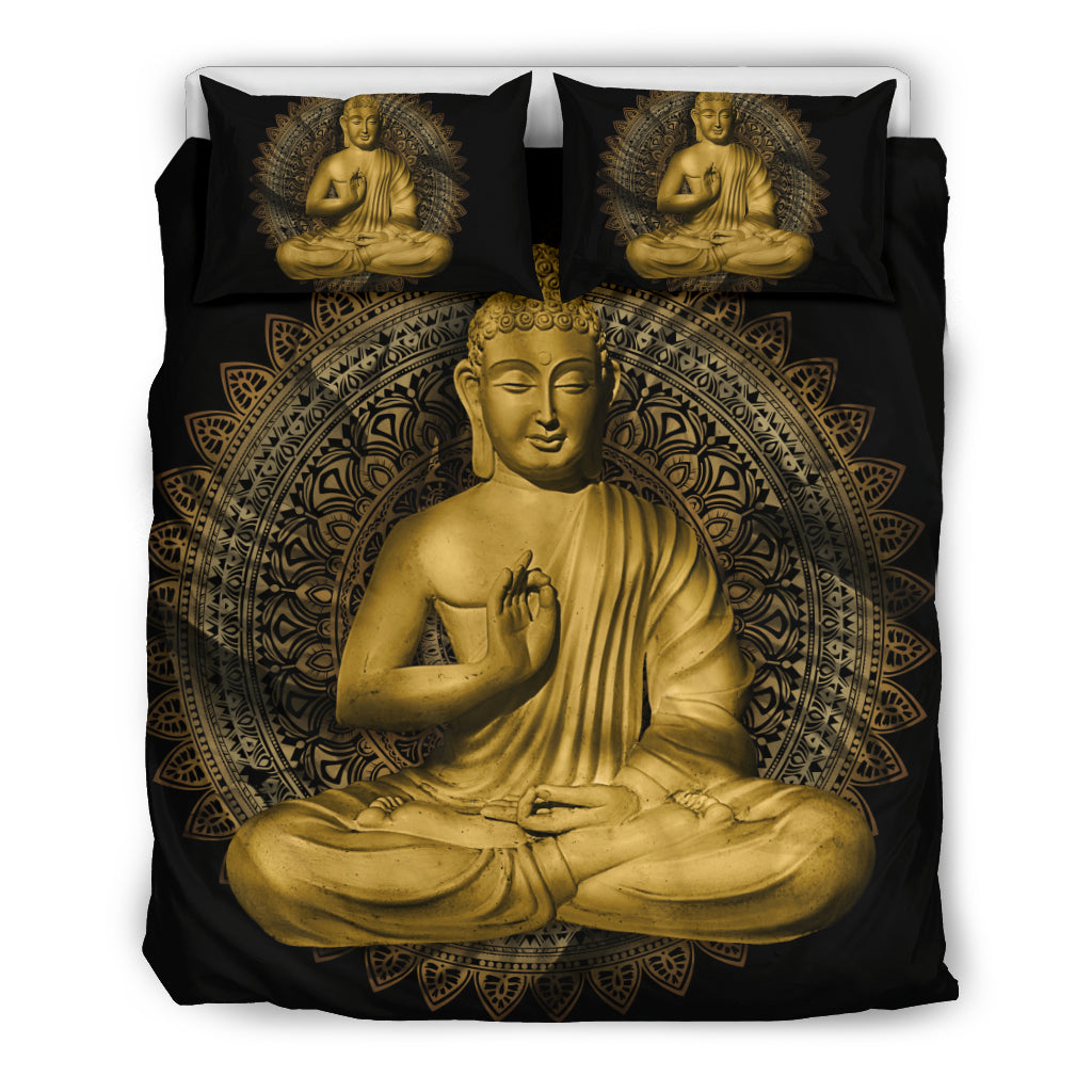 Buddha Statue Bedding Set