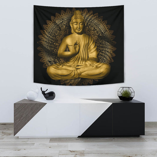 Buddha Statue Wall Tapestry