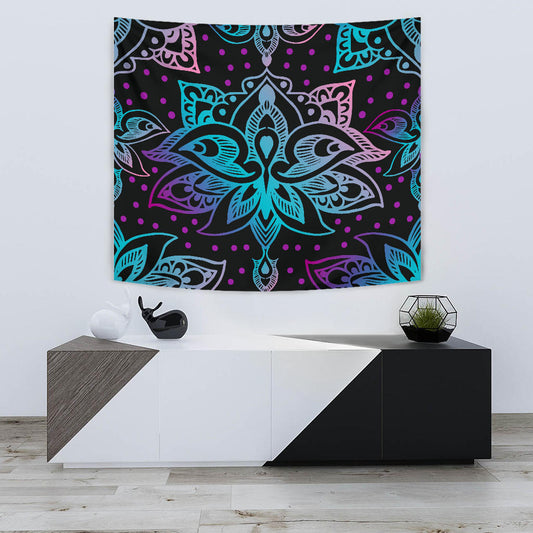Pink & Purple Decor Wall Tapestry