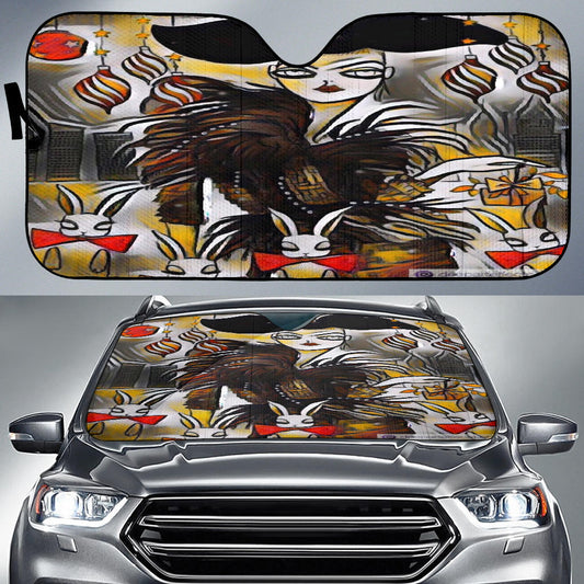 Auto sun shades Circus dame