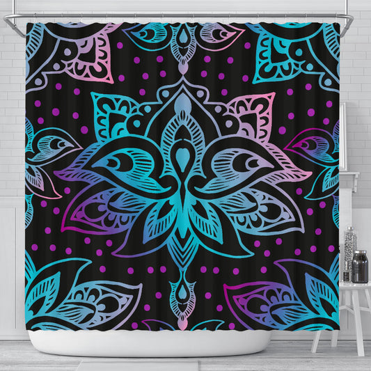 Pink & Purple Decor Shower Curtain