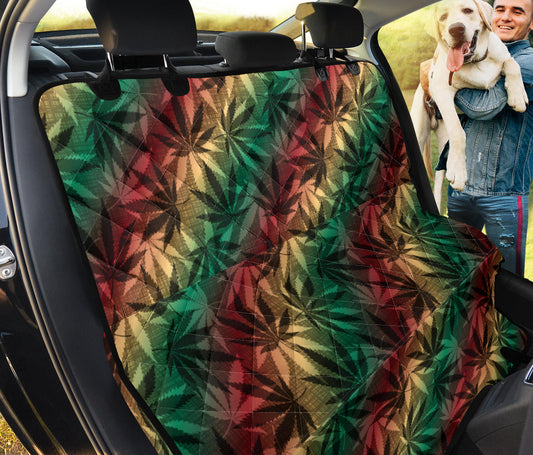 Weed Plants Car Back Seat Pet Cover