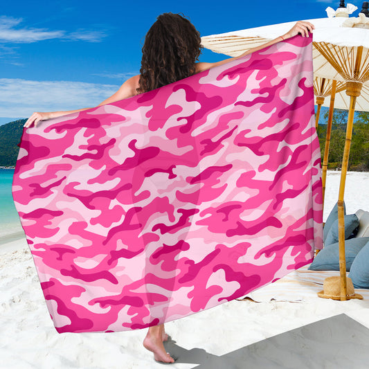 Pink Camouflage Sarong