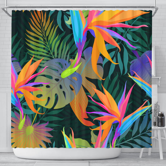 Colorful Plants Shower Curtain