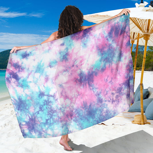 Blue & Pink Cotton Candy Sarong