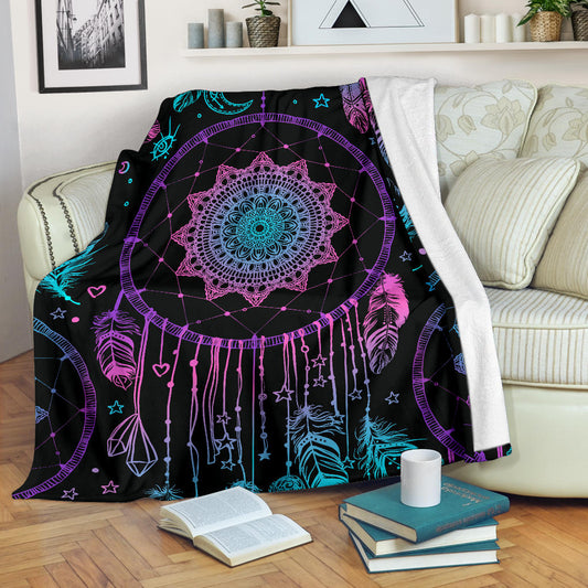 Pink & Purple Dream Catcher Blanket