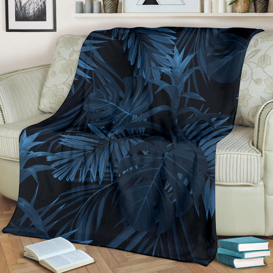 Dark Leaves Blanket