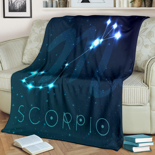 Scorpio Zodiac Blanket