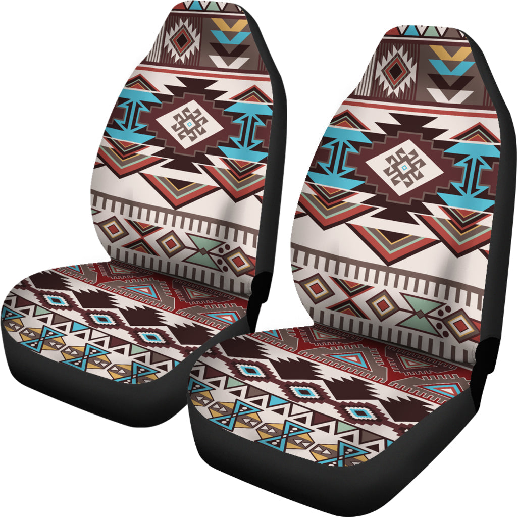 Brown Boho Aztec Car Seat Covers