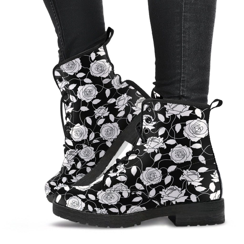 White Rose Boots