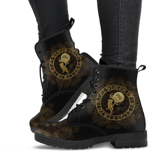 Aquarius Zodiac Boots