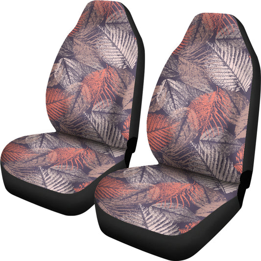 Vintage Leaves Car Seat Covers