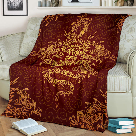 Red Dragon Blanket