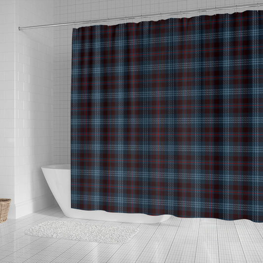 Blue Plaid Shower Curtain