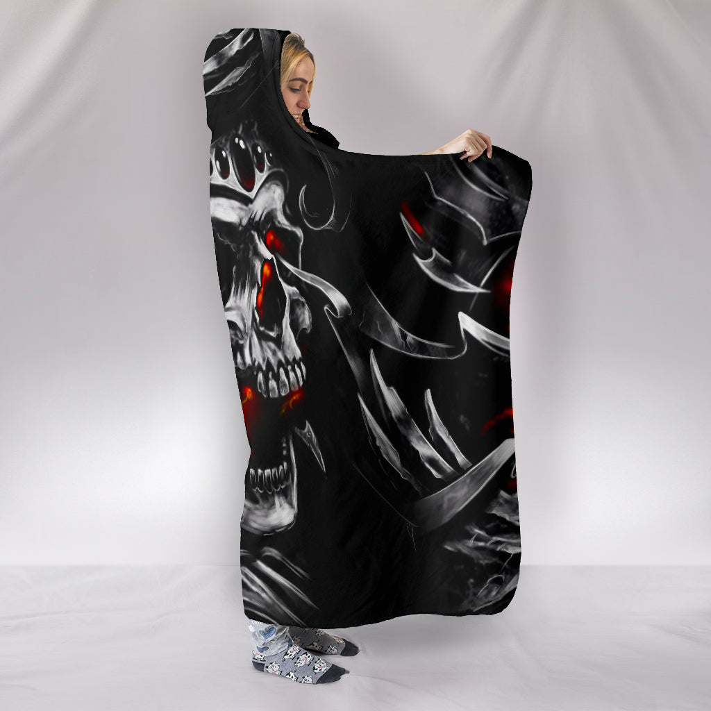 Skull King - Hooded Blanket