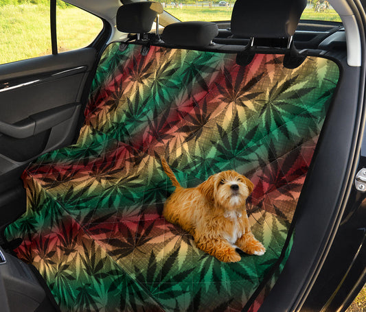 Weed Plants Car Back Seat Pet Cover