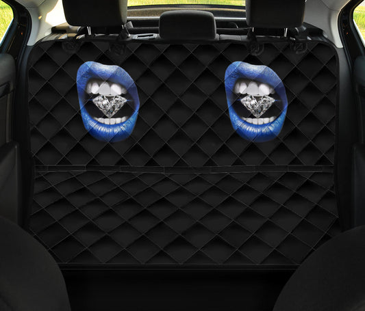Diamond Lips Car Back Seat Pet Cover