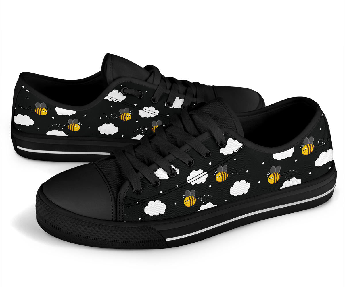 Cute Bee Shoes Black Sole