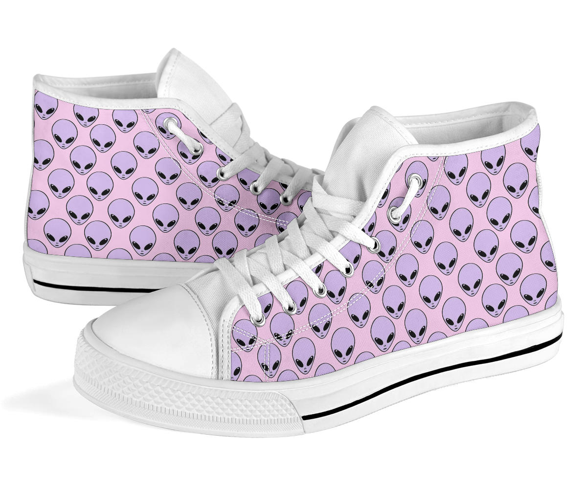 Purple Alien Shoes